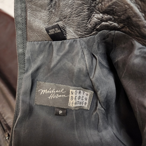 Vintage Michael Hoban Leather Dress - Picture 12 of 12